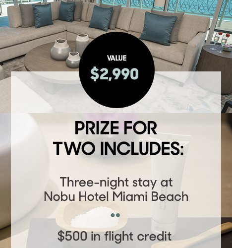 Miami Getaway Sweepstakes