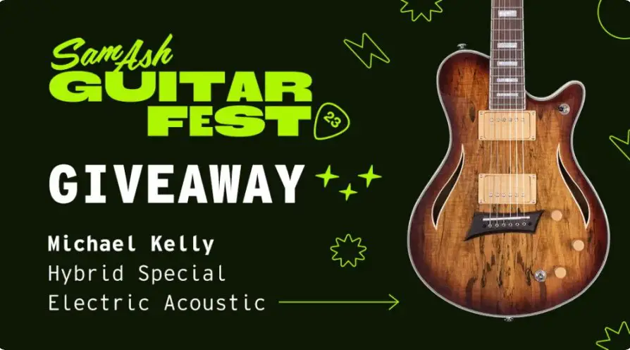 Michael Kelly Hybrid Special Electric  Acoustic Guitar Giveaway