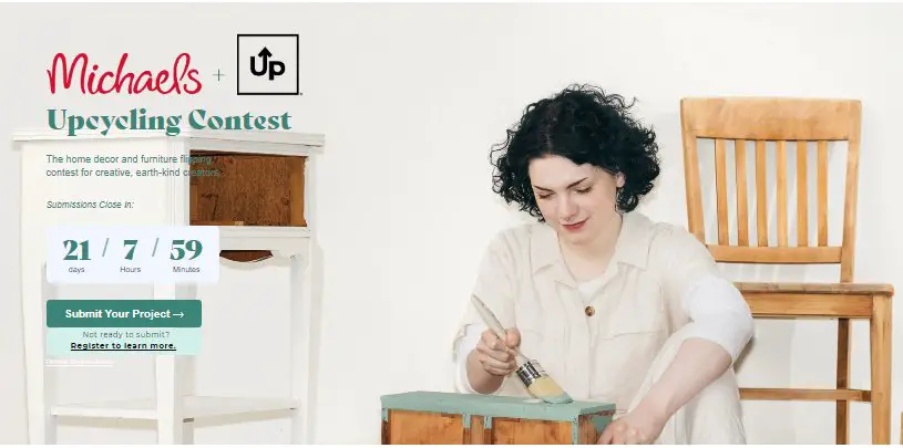 Michaels Up Paint Upcycle Contest – Win $500 Gift Card To Michaels + $500 Cash