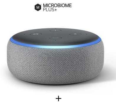 Microbiome Plus Amazon Echo Dot Giveaway