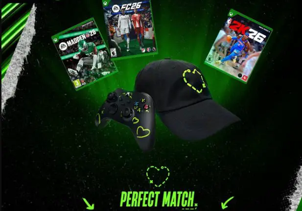 Microsoft Xbox The Perfect Match Sweepstakes - 3 games, 2 controllers, & 2 baseball hats (8 Winners) {ENDS SOON}