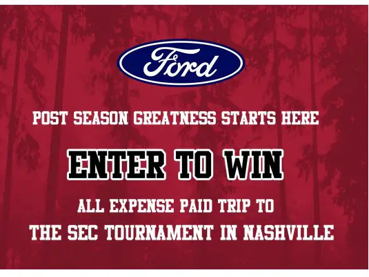 Mid-South Ford Dealers Sweepstakes - Win 2 SEC Tournament Tickets + Airfare