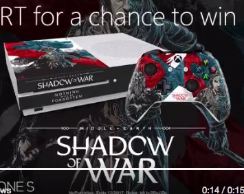 Middle-Earth: Shadow Of War Holiday Sweepstakes