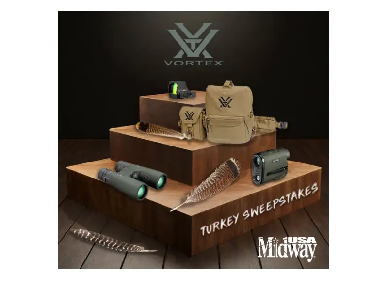 Midway USA Vortex Spring Turkey Sweepstakes - Win A Set Of Binoculars & More