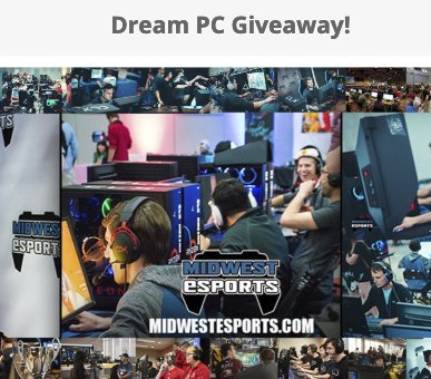 Midwest eSports Dream PC Giveaway