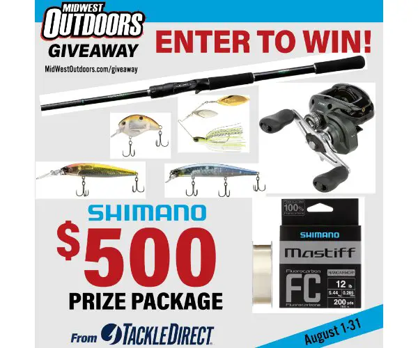 Midwest Outdoors Gear Giveaway - Win A Collection Of Shimano Fishing Gear