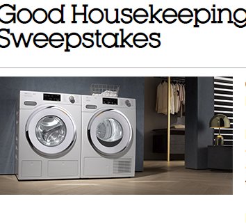 Miele Ultimate Laundry Care Sweepstakes
