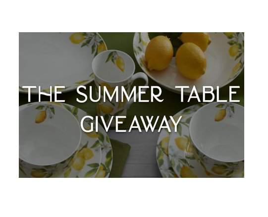 Mikasa Summer Table Sweepstakes - Win $700 Worth Of Dinnerware, Flatware & More