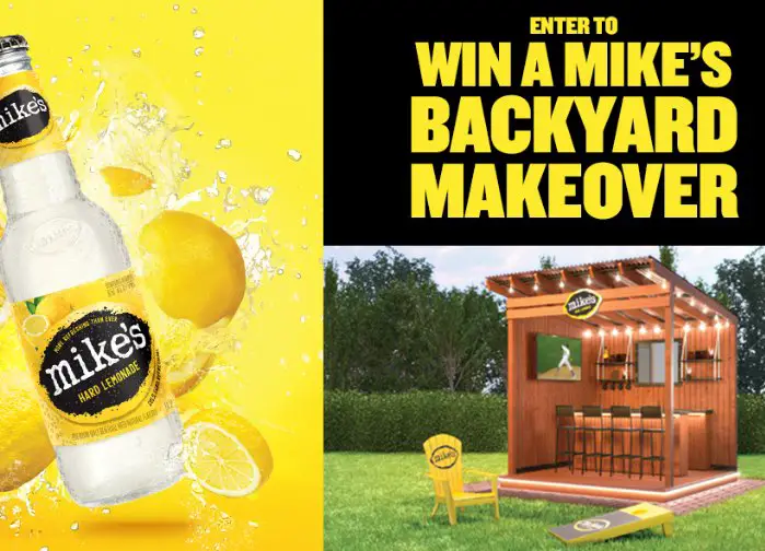 Mike's Hard Lemonade Summer Backyard Makeover Sweepstakes - Win $50,000 Cash