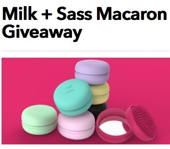 Milk + Sass Macaron for Hair and Sugar Twists Giveaway
