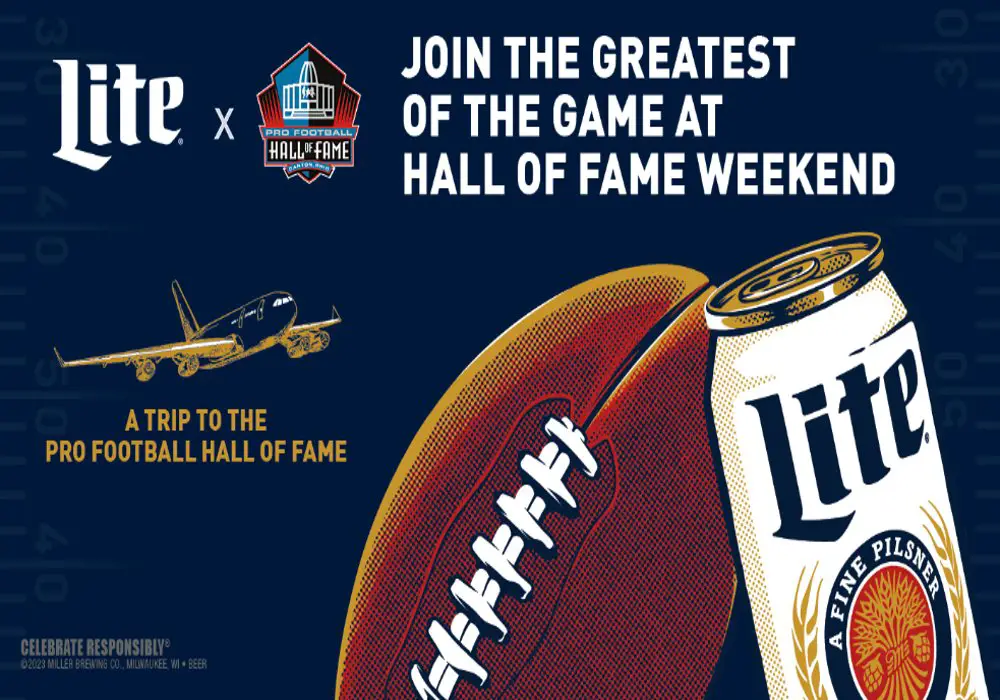 Miller Lite Football Hall of Fame Sweeps - Win a Trip to Canton, Ohio and More