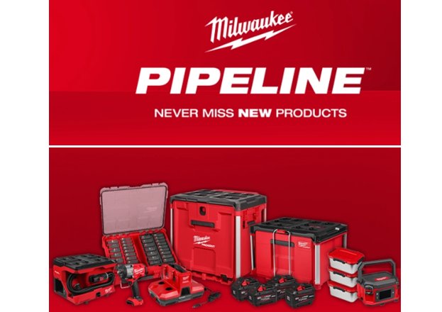 Milwaukee Tool Pipeline Sweepstakes - Win a $2,918 Milwaukee Tool bundle.