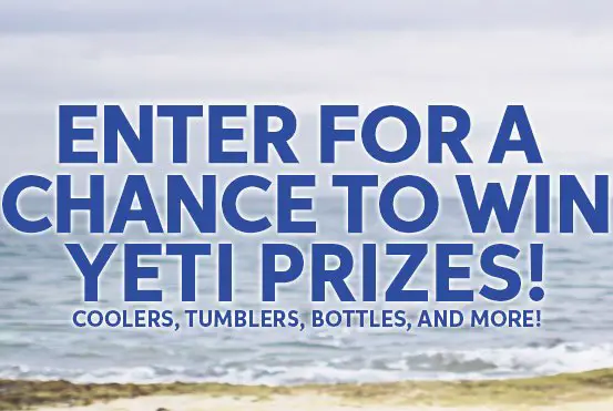 Mineragua Upgrade Your Routine Sweepstakes - Win a $2,274 Yeti Bundle Prize Pack