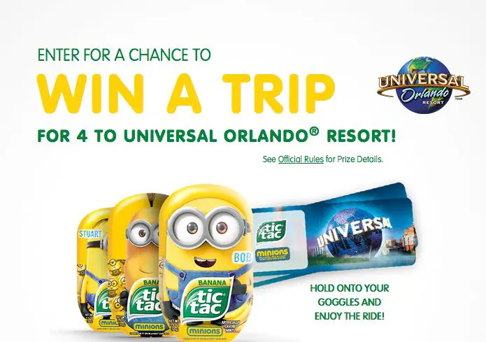Minions Attack You With a $7,500 Trip in this Tic Tac Sweepstakes