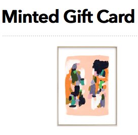 Minted Gift Card And Complimentary Styling Sweepstakes