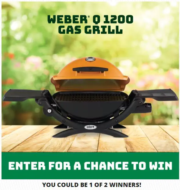 Mirabito Weber Q 1200 Gas Grill Giveaway - Win 1 Of 2 Weber Q 1200 Gas Grills