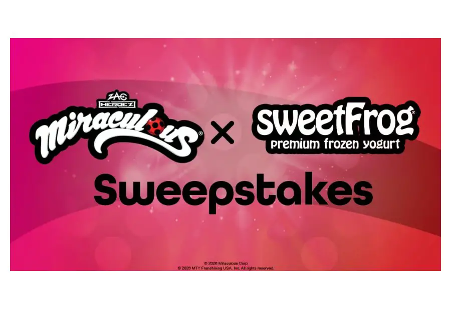 Miraculous SweetFrog Sweeps - Win Toys, Books & More (5 Winners)