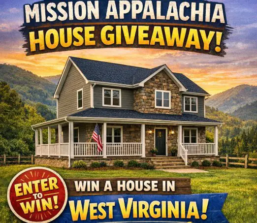 Mission Appalachia House Giveaway - Win a $200K House in West Virginia