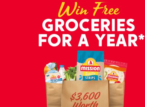 Mission Foods Free Groceries For A Year Giveaway - Win A $3,600 Kroger Gift Card