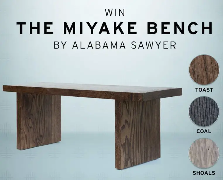 Miyake Bench by Alabama Sawyer