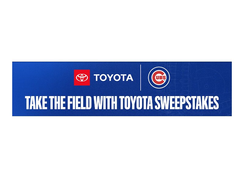 MLB Take The Field With Toyota Sweepstakes - Win Four Cubs Home Game Tickets & More (10 Winners)