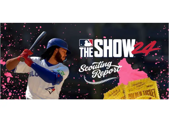 MLB The Show 24 Scouting Report Golden Ticket Weekly Sweepstakes - Win A Vladimir Guerrero Jr. Signed Baseball & More