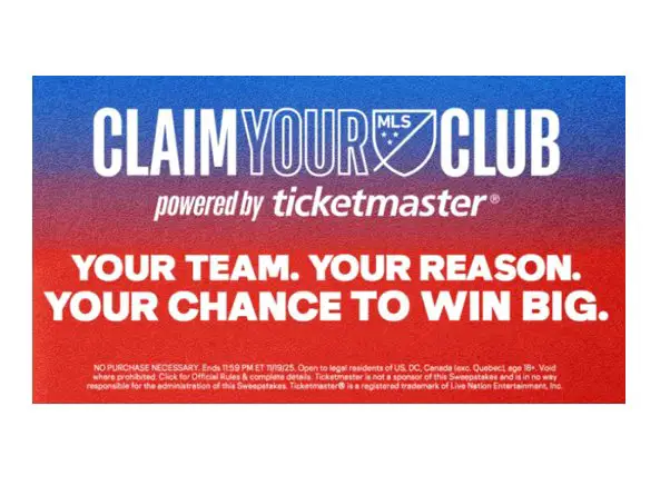 MLS Ultimate Club Fan Sweepstakes - Win 2 Full-Season Tickets, $1,000 Gift Card & More