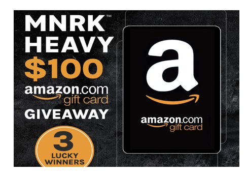 MNRK HEAVY Summer 2023 Amazon Giveaway - Win A $100 Amazon Gift Card {3 Winners}
