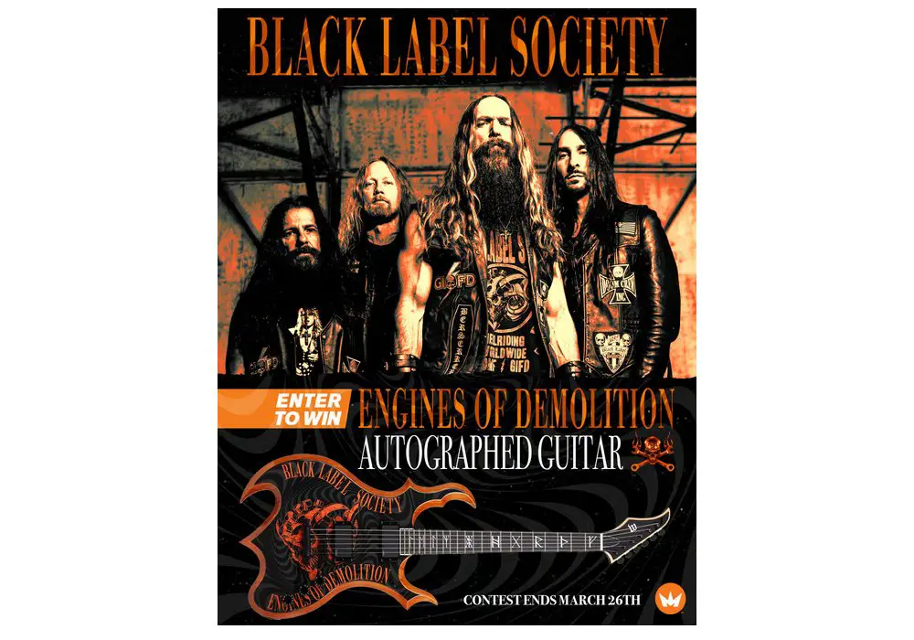 MNRK HEAVY Sweepstakes - Win A Signed BLS Engines Of Demolition Guitar