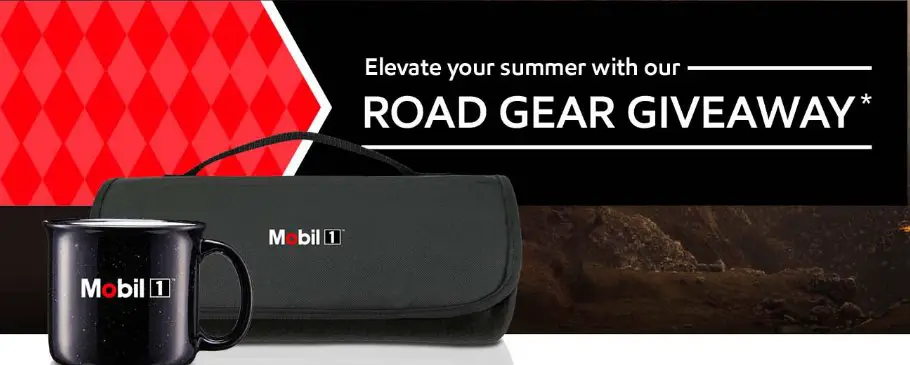 Mobil Road Trip Gear Giveaway - Win A Mobil 1 Branded Roll-Up Blanket + Ceramic Camping Mug (500 Winners)