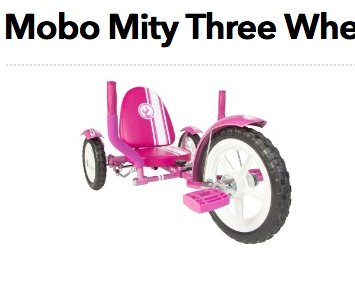 Mobo Mity Three-Wheel Cruiser Giveaway