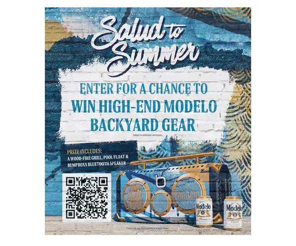 Modelo 2023 Summer Sweepstakes - Win A Wood Fire Grill, Bluetooth Speaker And A Pool Float (Limited States)