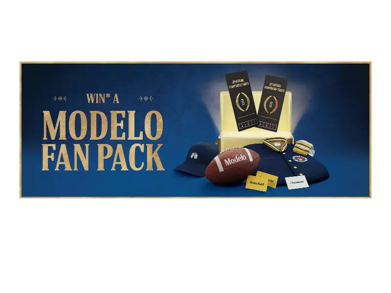 Modelo College Football Playoff 2026 Sweepstakes - Win A Trip For Two To The College Football National Championship Game & More