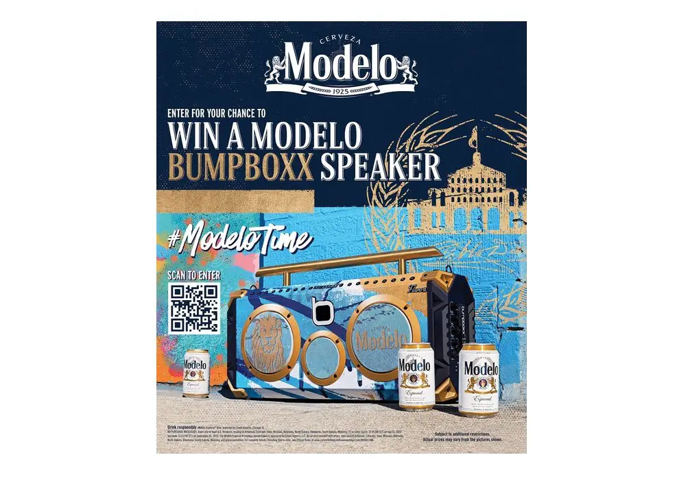 Modelo Especial Bumpboxx Sweepstakes - Win a Boombox Sized Speaker!
