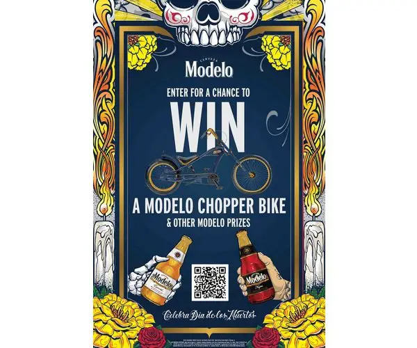 Modelo Especial Dia de los Muertos Sweepstakes - Win a Chopper Bicycle or a Branded Hat