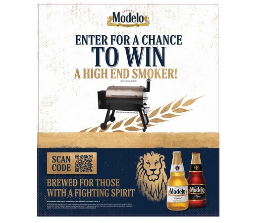 Modelo Fighting Spirit Sweepstakes - Win A High-End Smoker
