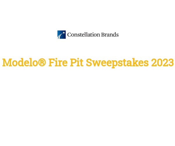 Modelo Fire Pit Sweepstakes 2023 - Win A Smokeless Fire Pit (5 Winners)