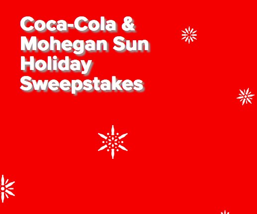 Mohegan Sun Holiday Sweepstakes
