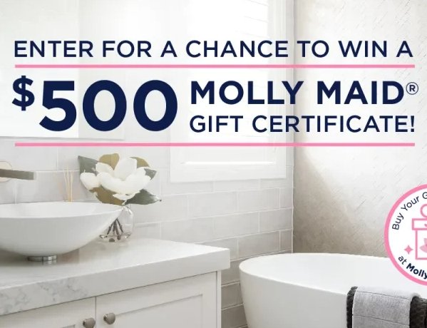 Molly Maid Holiday Clean Home Giveaway - Win A $500 Gift Card