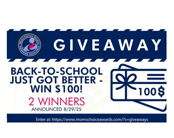 Mom’s Choice Awards Back-To-School Sweepstakes – Win A $100 Amazon Gift Card (2 Winners)