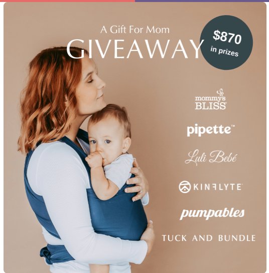 Mommy's Bliss Gift For Mom Giveaway - $870 Prize Package Up For Grabs
