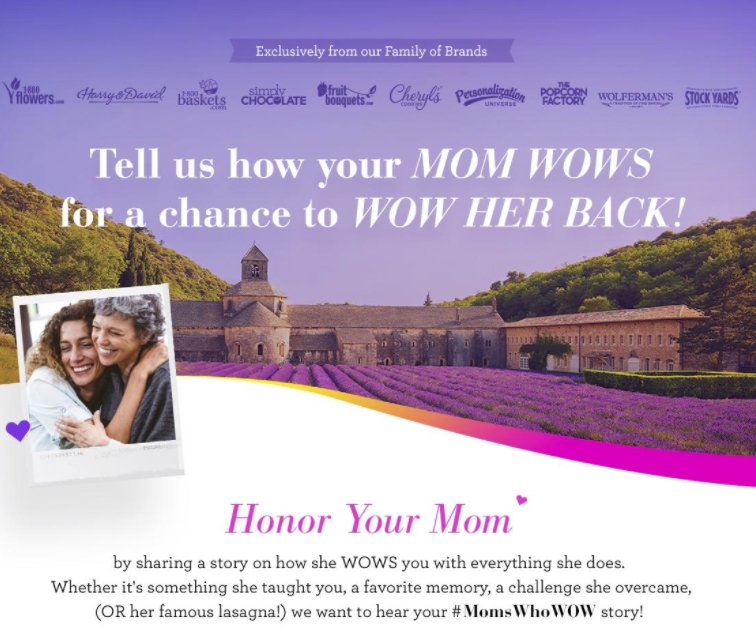Moms Who WOW Sweepstakes