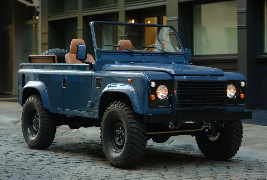 Monos x Brooklyn Coachworks Land Rover Defender 90 Giveaway -Win a Custom Arles Blue Land Rover Defender 90 & More