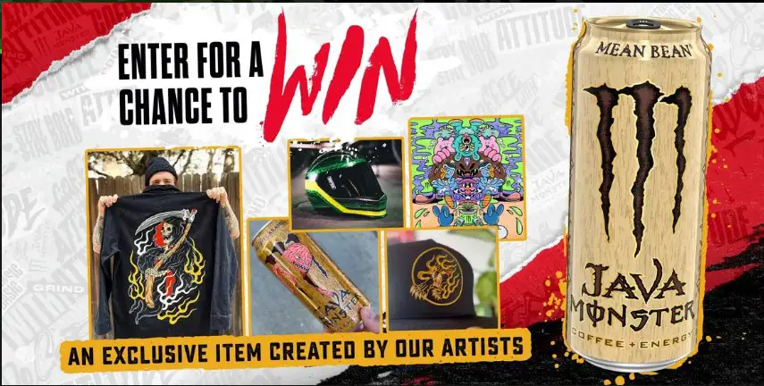 Monster Energy Creator Club Giveaway (206 Winners)