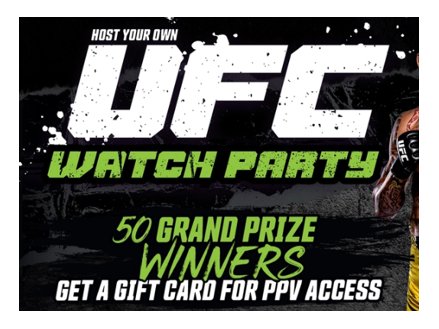 Monster Energy Quik Trip UFC Sweepstakes - $100 American Express Gift Cards, 50 Winners