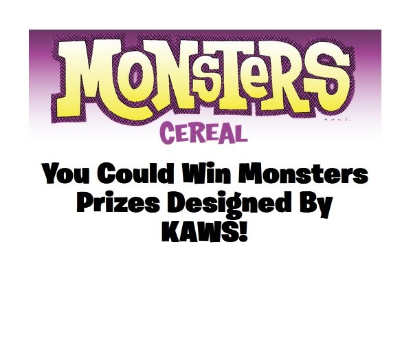 Monsters Cereals x KAWS Sweepstakes - Win a 4-Piece Figurine Set by KAWS