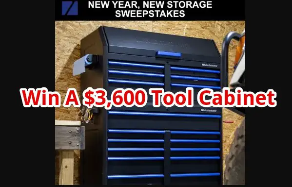 Montezuma New Year New Storage Sweepstakes - Win A $3,600 Tool Cabinet