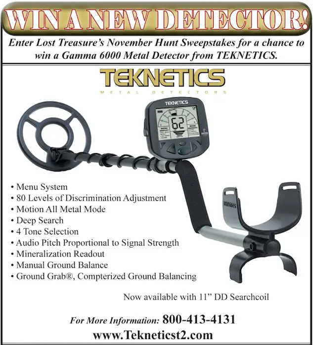 Monthly Sweepstakes - Win a Metal Detector!