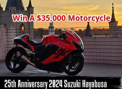 Moore Mafia 25th Anniversary 2024 Suzuki Hayabusa Giveaway - Win A $35,000 Motorcycle
