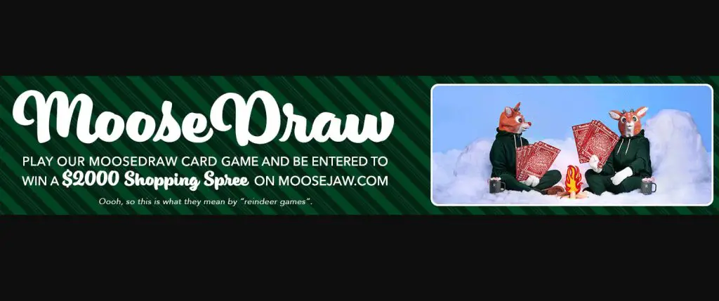 Moosedraw Free Shopping Giveaway - Win A $2,000 Shopping Spree